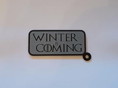 Winter is coming Keyring