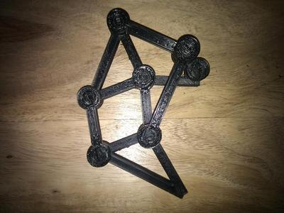 Jansen linkage ready to assemble