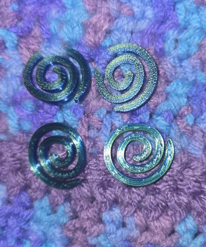 spiral stitch marker