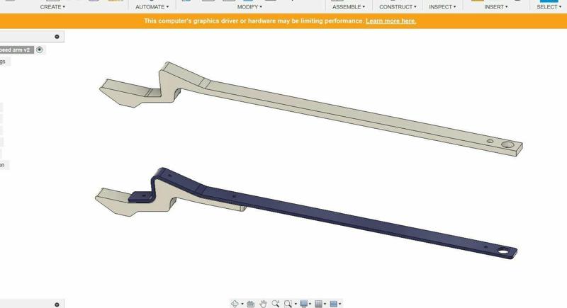 Kitchen Aid Speed lever/arm