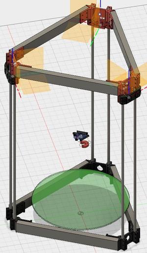 Gemstock Delta Printer (Rosstock Mini - Mini Kossel combination)