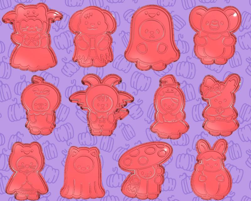 Ternurines Halloween Cookie Cutters