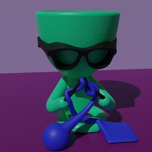 Robert Plant knitting with wool