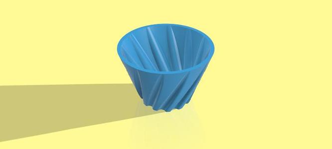 VASO DE PLANTAS REDONDO (PLANT VASE / PLANT POT)