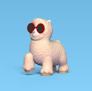 Alpaca Round Glasses