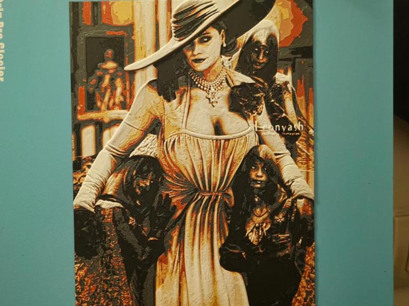 lady dimitrescu  Resident Evil Village Hueforge