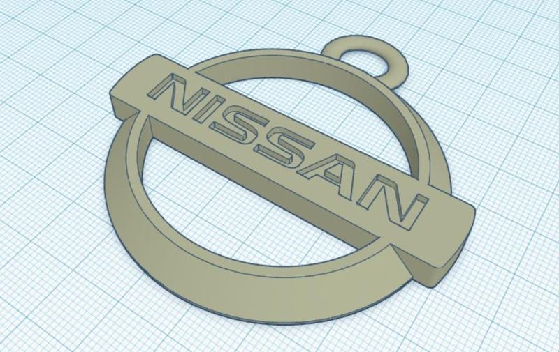 Nissan keychain logo