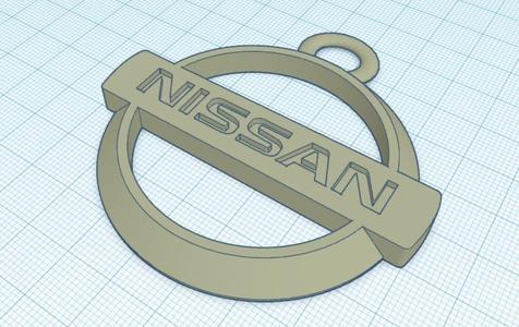 Nissan keychain logo