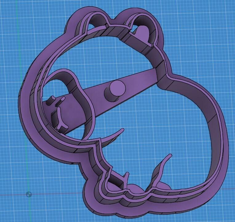 Cortante de Galletas de Capibara – STL para Impresión 3D - 3D printable cookie cutter shaped like a capybara
