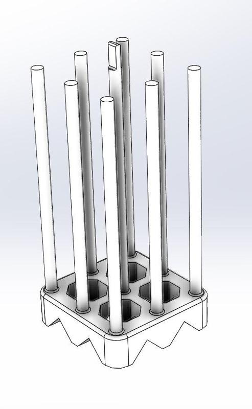 Support for marine or freshwater aquarium bioballs