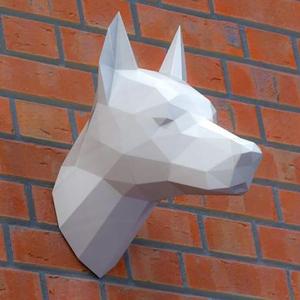 DOG HEAD FOR WALL DECOR