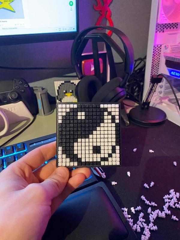 Yin Yang Mini Pixel Art Puzzle
