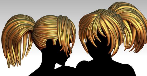 3D HAIR STYLE FOR GIRL