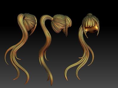 3D HAIR STYLE FOR GIRL