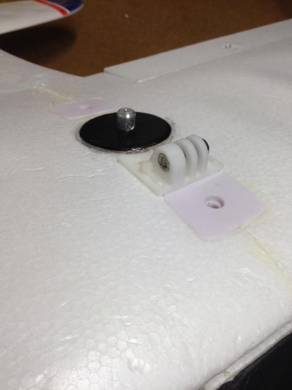 Gopro Mount for Rcplane wings or other