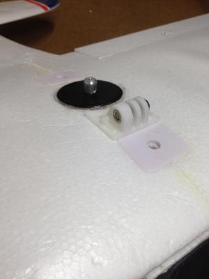 Gopro Mount for Rcplane wings or other