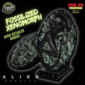 Fossilized Xenomorph Replica - Alien: Romulus