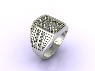 Gents Ring - Mens Ring STL READY FILES  Jewelry Rings For Men