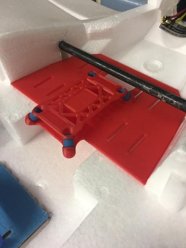 FX-79 shelf with damped mount for Pixhawk