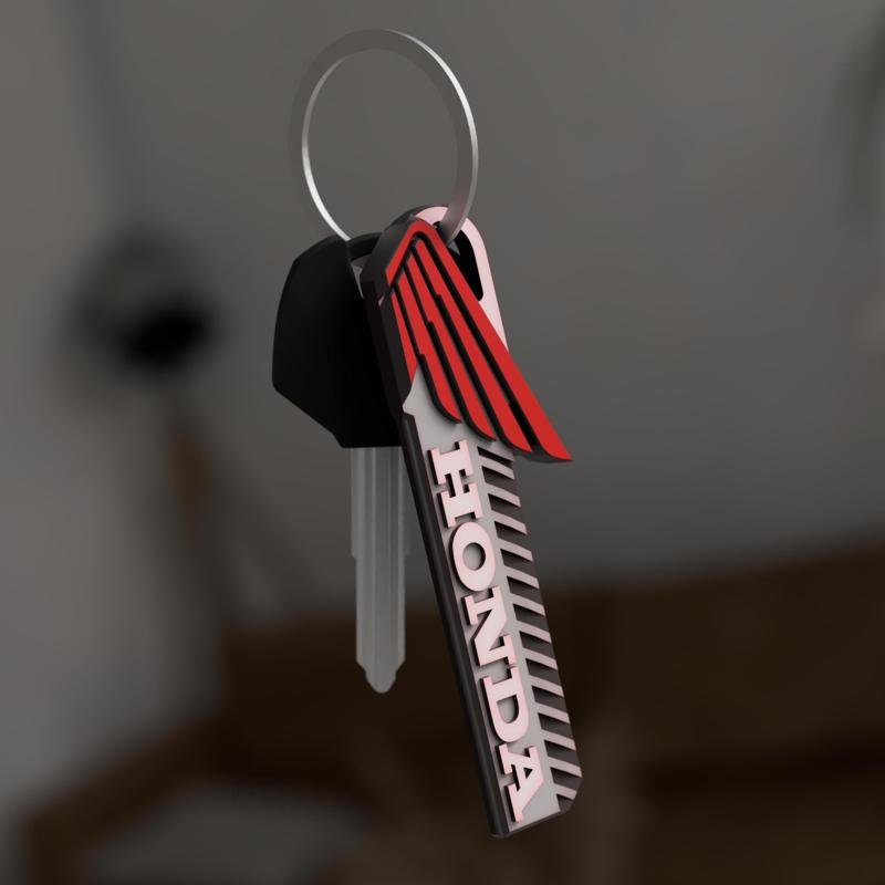 Motorcycle H Keychain