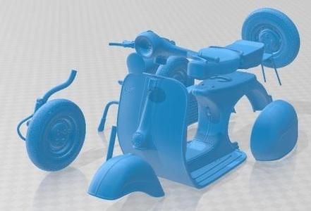 Vespa VNB 125 1964 Printable Motorbike