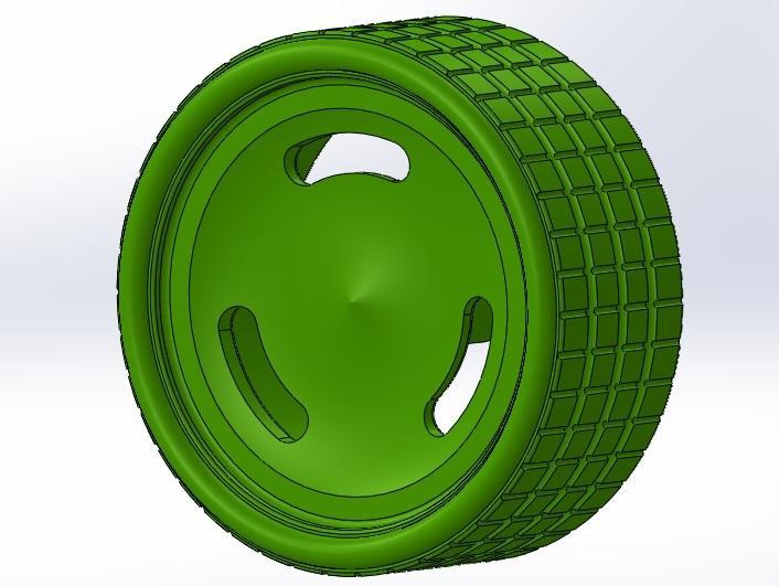 Llanta de 3 ranuras callo cuadrado