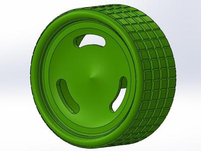 Llanta de 3 ranuras callo cuadrado