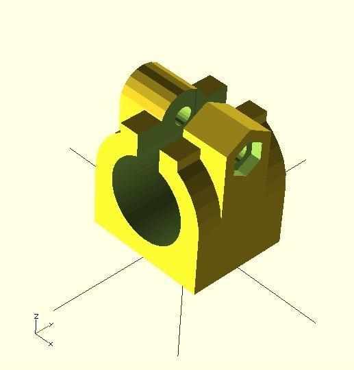 Impoved TFZB/JZB/LMxUU/LMxLUU configurable clamp holder