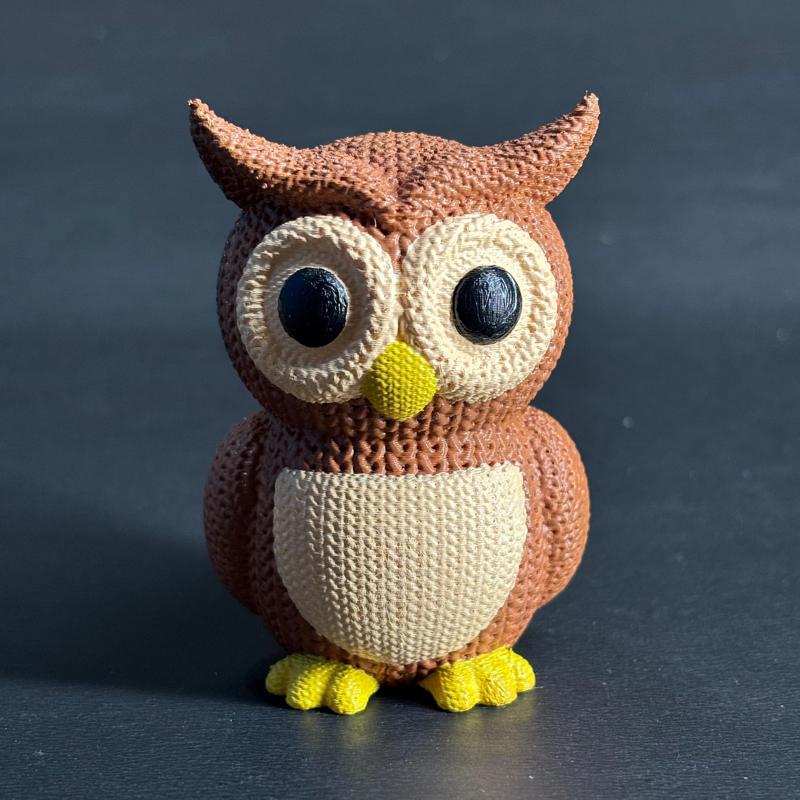 Knitted Owl
