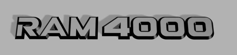 Dodge RAM 4000 emblem