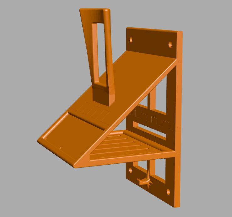 Motorcycle helmet holder with storage compartment - V8