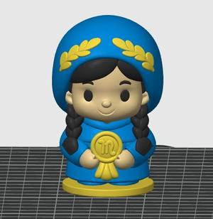 Chibi Virgo Zodiac – Blind-Box Style Figurine | Cute Kawaii 3D Print STL + 3MF (FDM & Resin) | Easy Print, Scalable