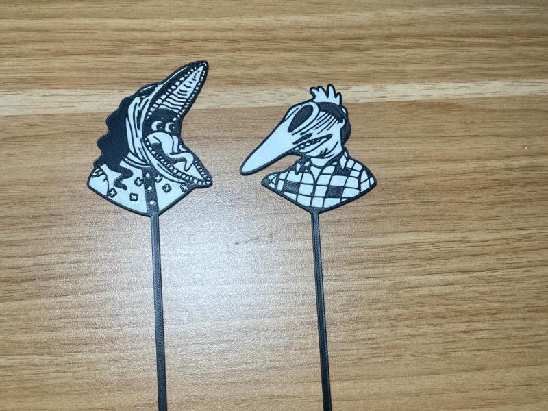Beetlejuice - Adam/Barbara Cocktail Stirrers