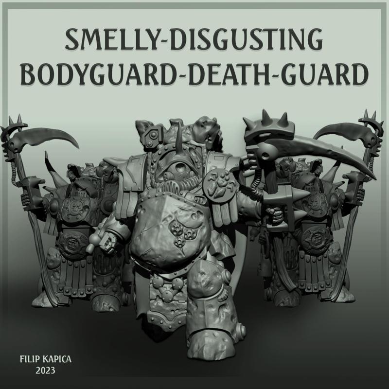 Disqusting Marines / Death Chonky terminator bodyguard shroud
