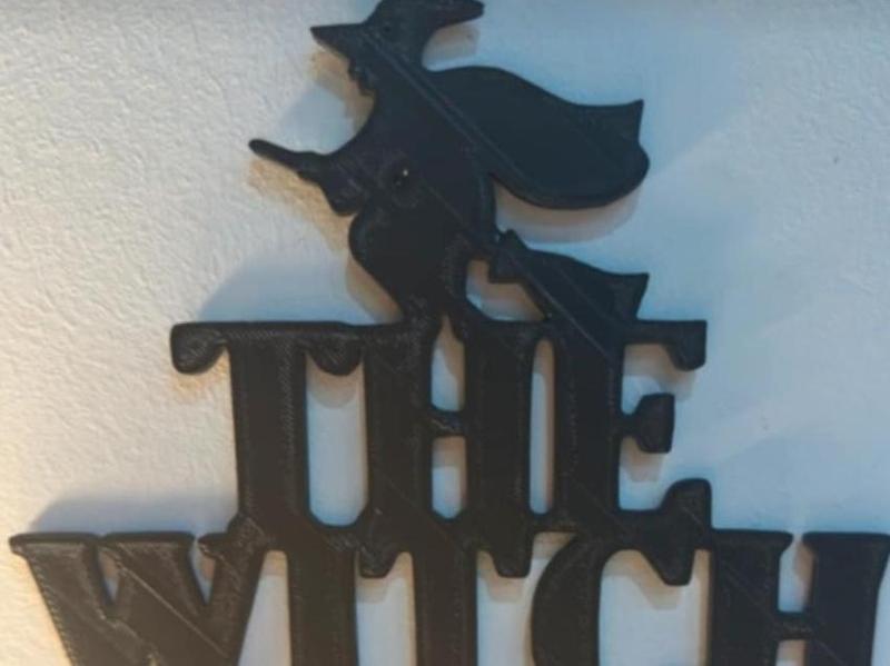 the witch is in  wall decor
