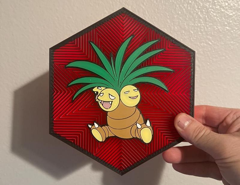 #103 Exeggutor Hex Wall Art