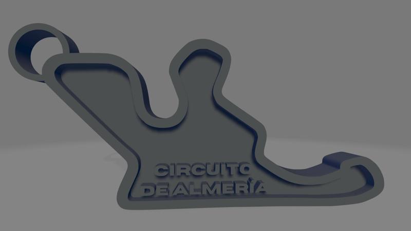 Circuito de Almería keychain