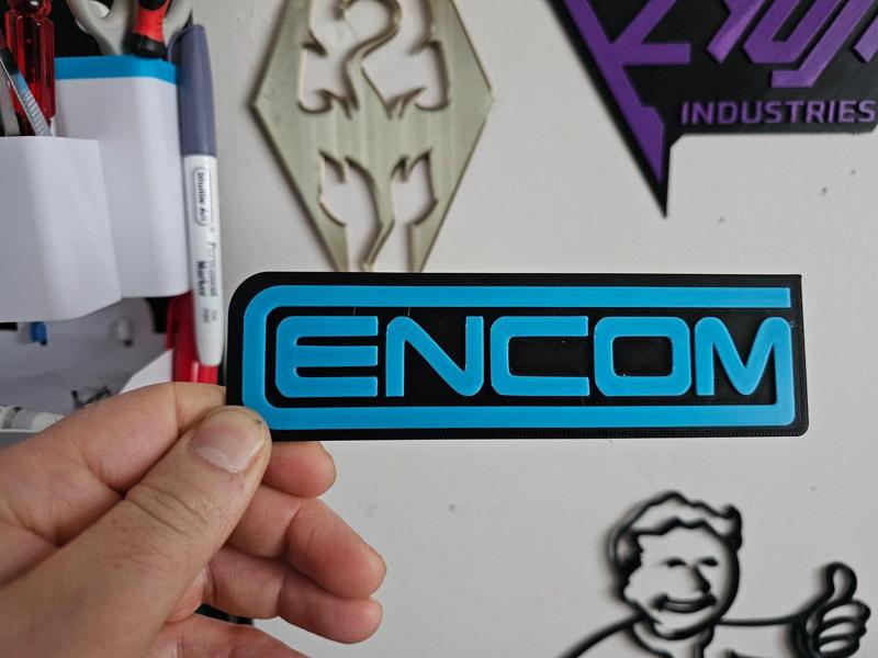 Encom logo from Tron