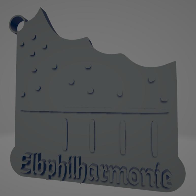 Elbphilarmonie keychain