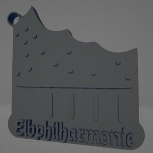 Elbphilarmonie keychain