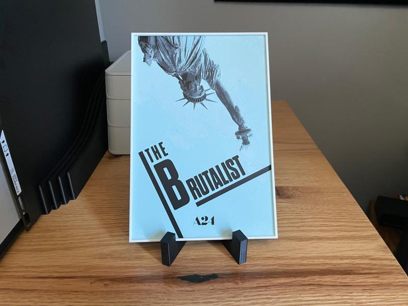 The Brutalist (2024) Hueforge Movie Poster