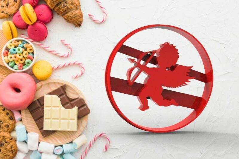 Set #Sanvalentin x 7 - Valentine's Day Cookie cutter.