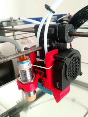 Ultimaker 2 E3D Chimera mount
