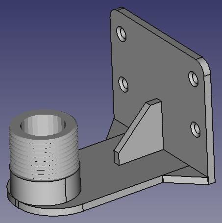 Marine GPS antenna / receiver holder