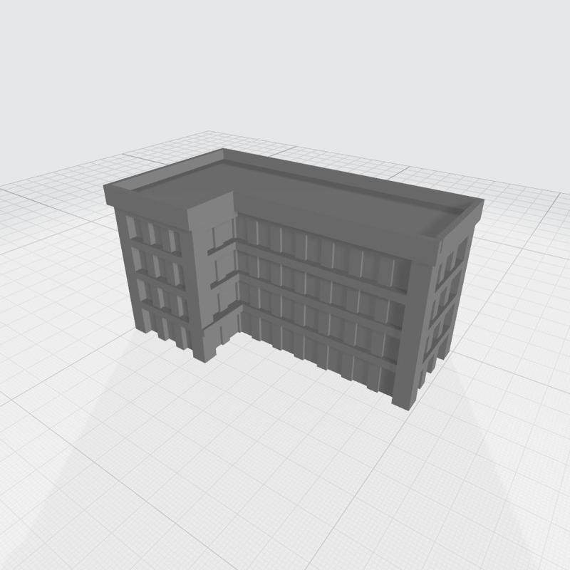 9 Mechwarrior / Battletech scale buildings