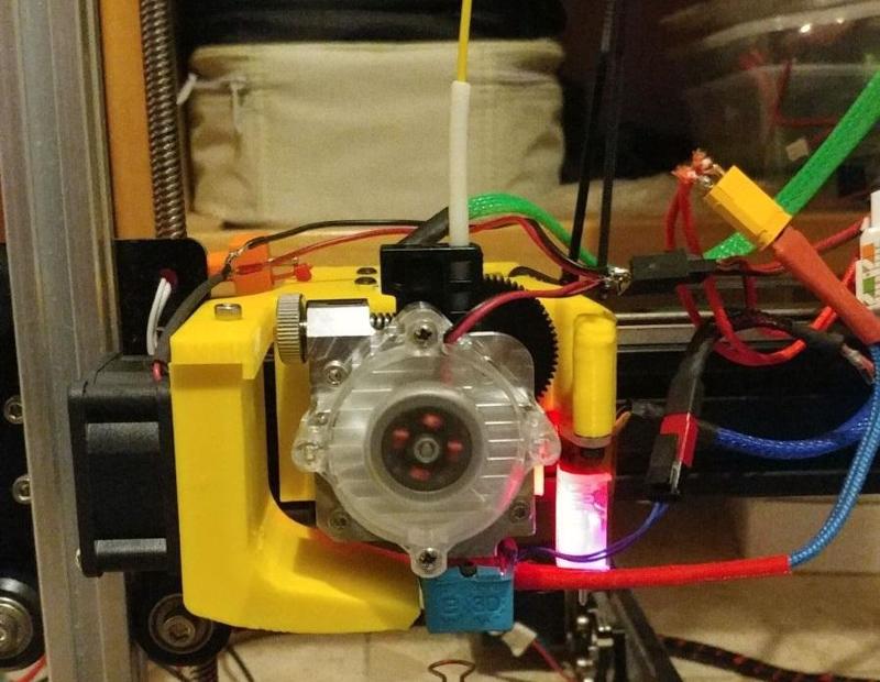 Titan Aero MGN Rail Mount (BlTouch + 40mmFan)