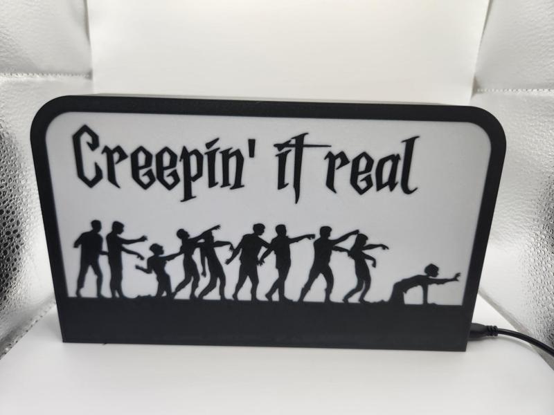 Creepin it real LED LightBox