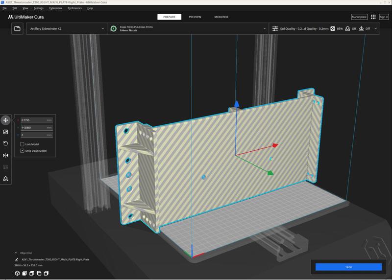 Thrustmaster T300 stand (steering wheel base)