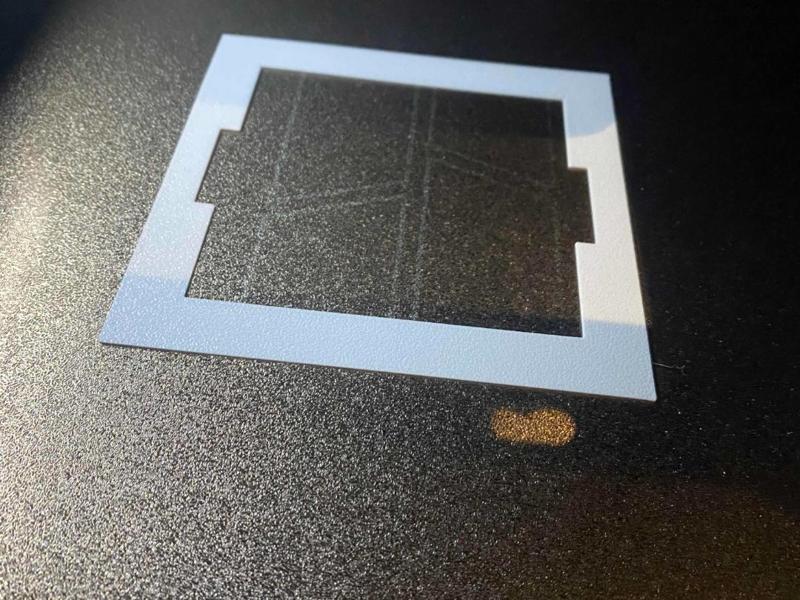 Finishing cornice for recessed spotlights