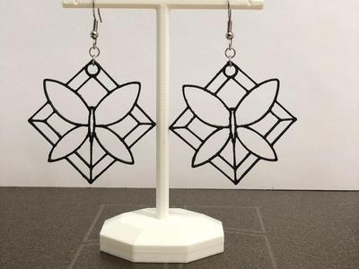 Dragonfly earrings no AMS 0,4 mm nozzle